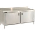 Aero Aero Manufacturing Co. 304 Stainless Deluxe Cabinet, Hinged Doors, 120"W x 30"D 3TGSOHD-30120